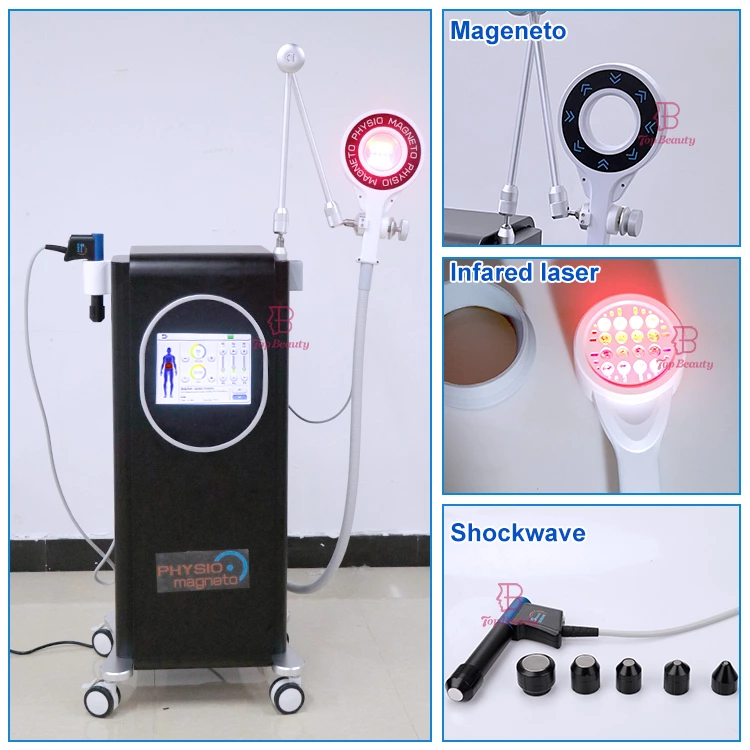 3 In 1 Magnetic Shockwave Laser Physiotherapy Equipment