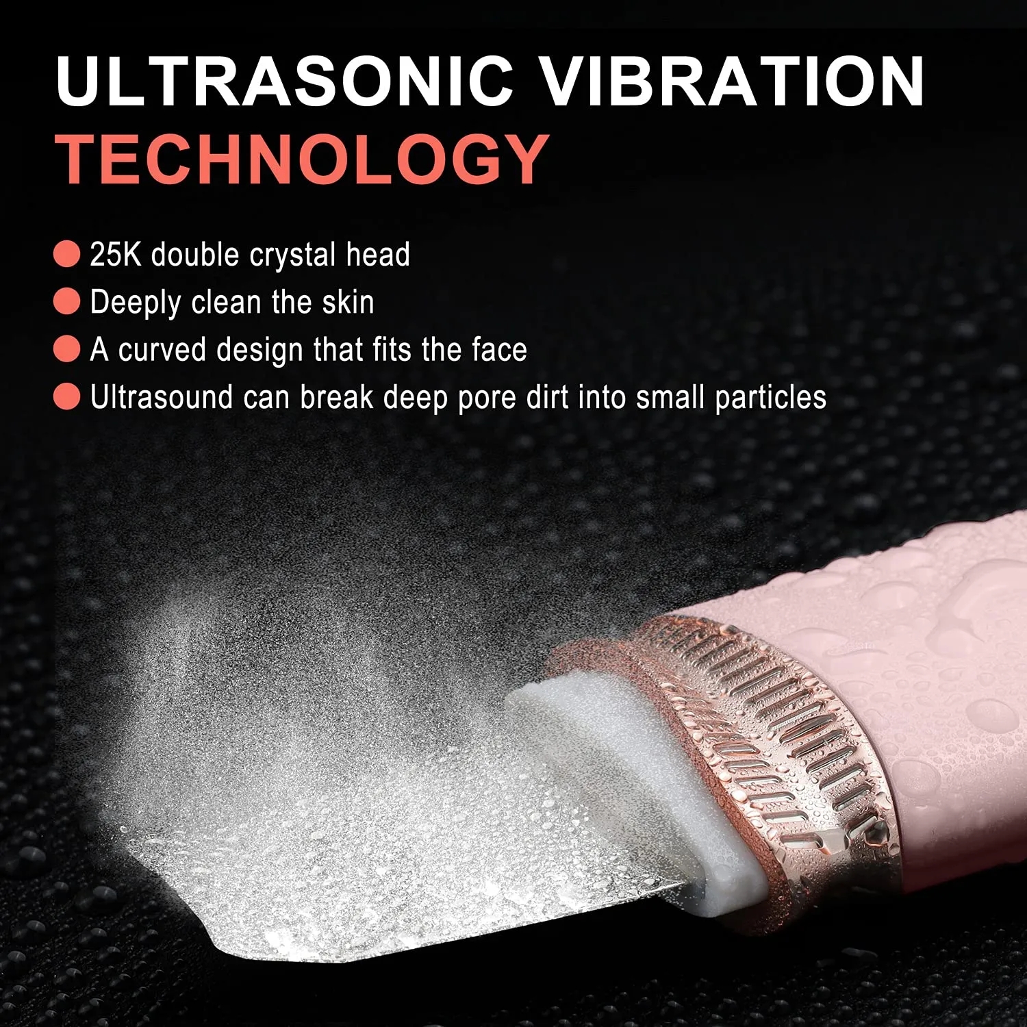Skin Scrubber Ultrasonic Skin Scrubber Facial Cleansing Lifting Massage Skin Scrubber Machine