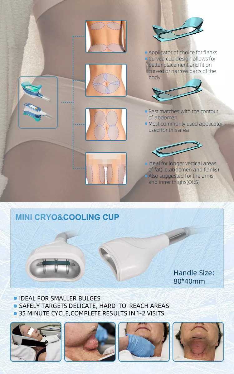 2022 Factory Sale 360 Cryolipolysis Slimming Machine / Fat Freezing Machine Cool Tech Cellulite Reduction