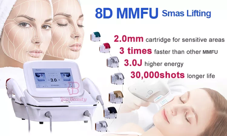 8D HIFU Vmax Hifu Face Lift Beauty Face Wrinkle Remover Body Slimming High Intensity Focused Ultrasound Beauty Machine