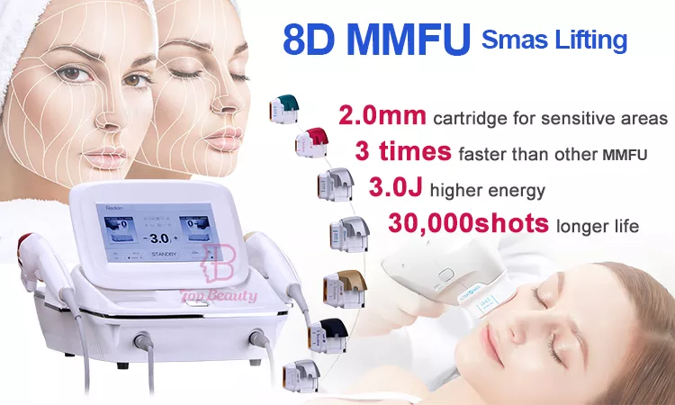 8D HIFU Vmax Hifu Face Lift Beauty Face Wrinkle Remover Body Slimming High Intensity Focused Ultrasound Beauty Machine