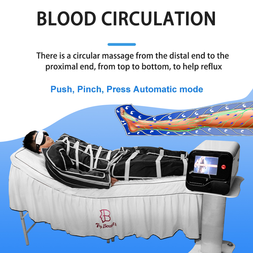 2 in 1 24 airbags Pressotherapy Lymphatic Drainage Machine