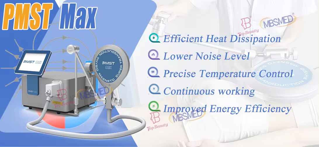 Extracorporeal Magneto-Transduction Therapy CE Certified Body Application Therapy with Pulsed Physio Magnetic Therapy
