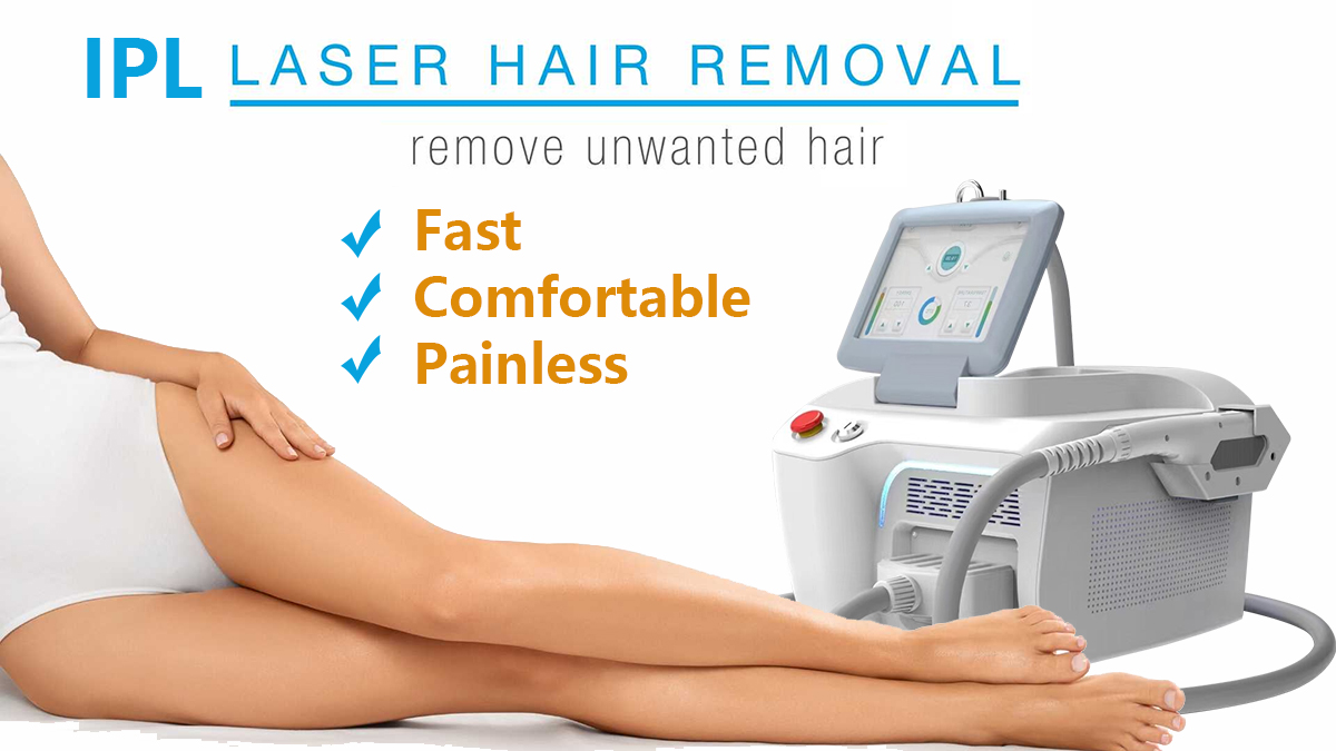 New type intense pulsed light therapy IPL hair removal machine