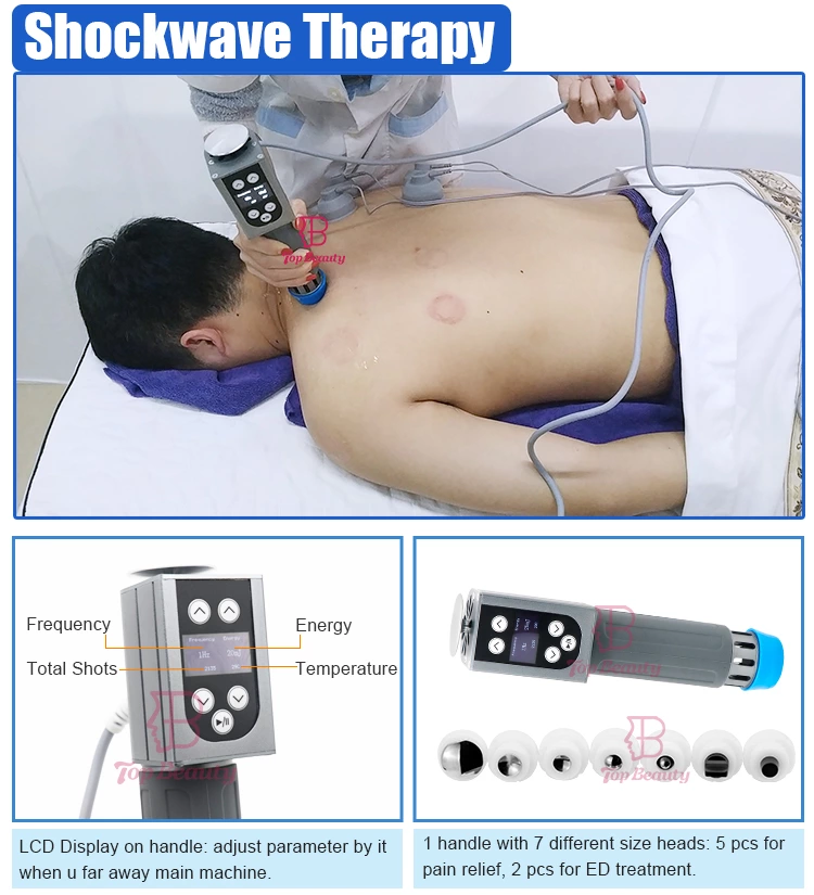 5 In 1 Shockwave Tecar Ems Pain Relief Physiotherapy Machine