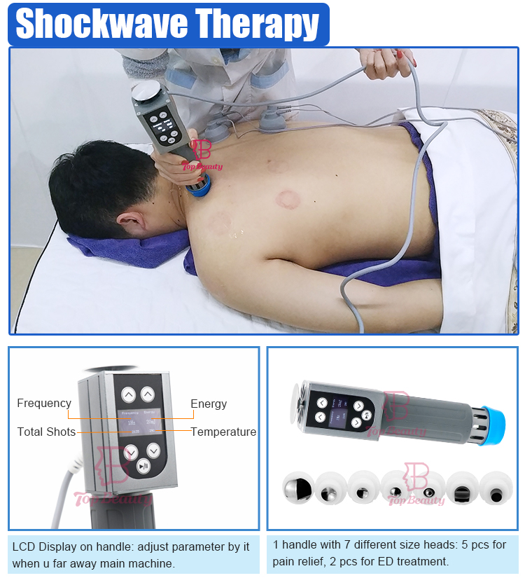 3 In 1 Shockwave Tecar Ems Pain Relief Physiotherapy Machine