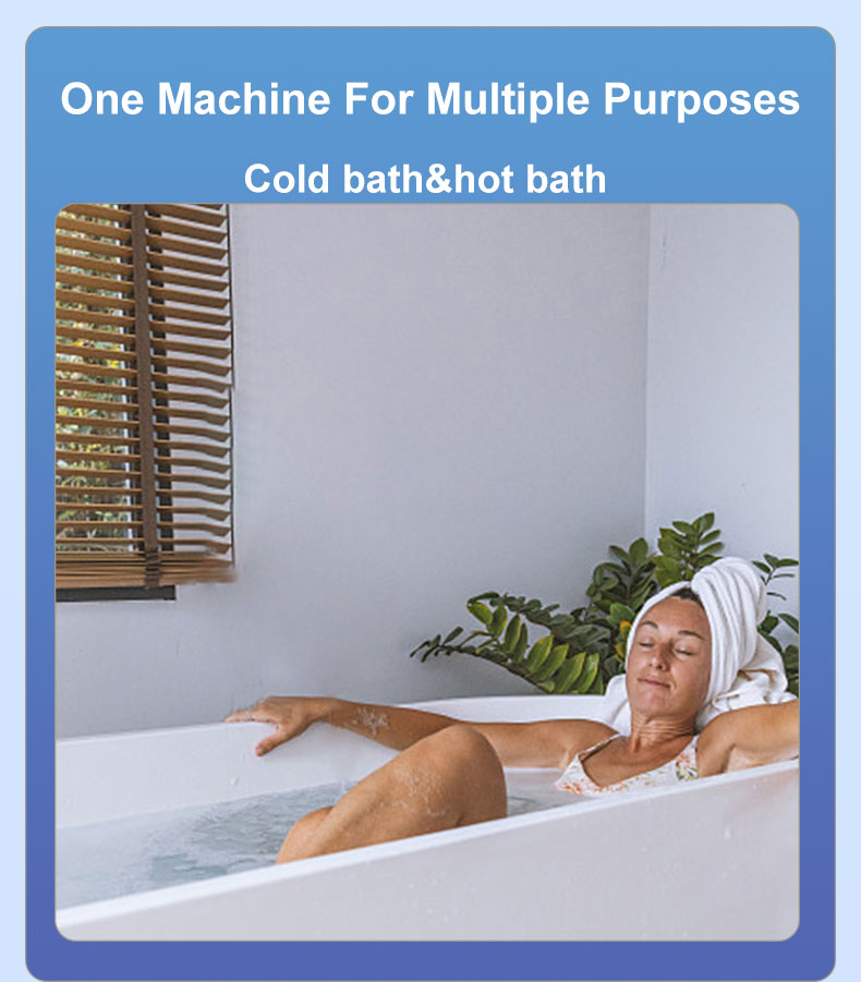 Button Ice Bath Tub Manufacturer Cold Plunge tub Chiller And Filter For Athletes Muscle Recovery Equipment