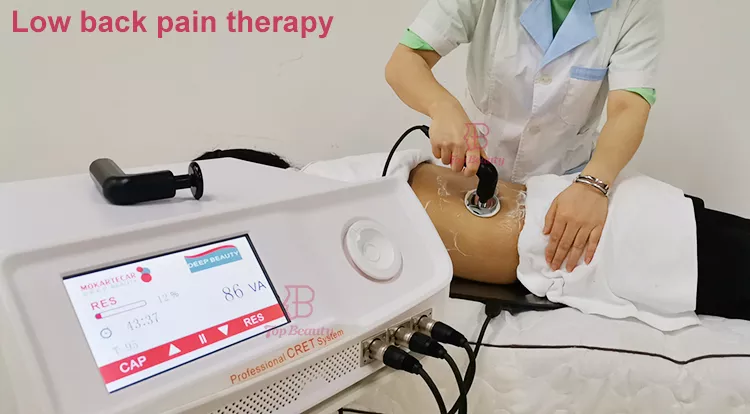 portable pain relief 448Khz tecar therapie indiba physical rehabilitation tecar wave therapy machine