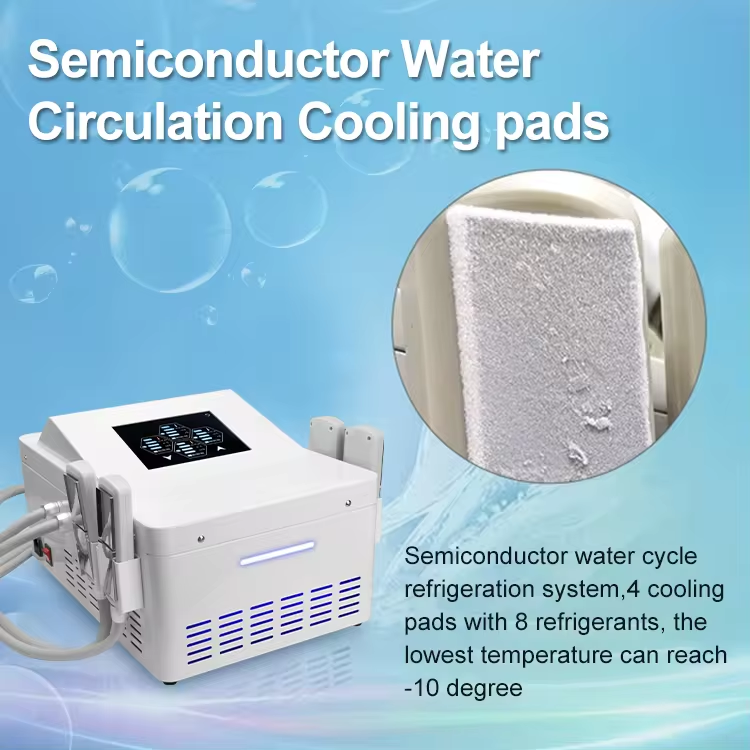 Cryo Ems Pads Therapy Cooling Plates Electronic Muscle Stimulate Body Slimming Sculpting Machine