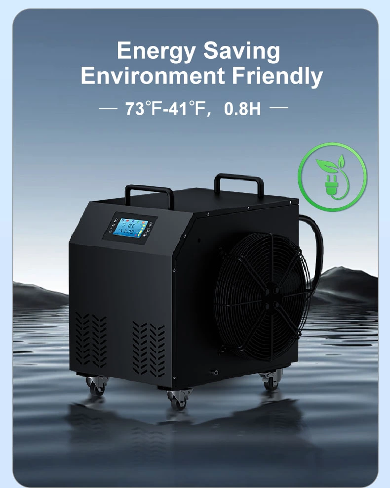Button Ice Bath Tub Manufacturer Cold Plunge tub Chiller And Filter For Athletes Muscle Recovery Equipment