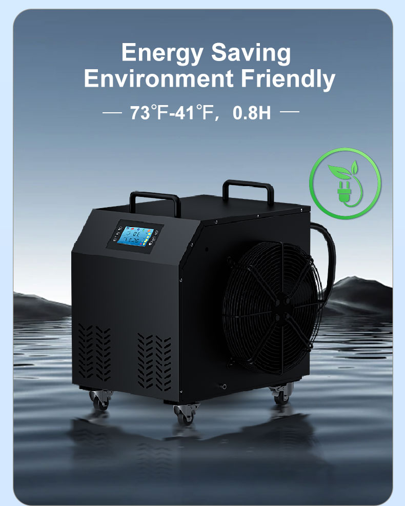 Button Ice Bath Tub Manufacturer Cold Plunge tub Chiller And Filter For Athletes Muscle Recovery Equipment