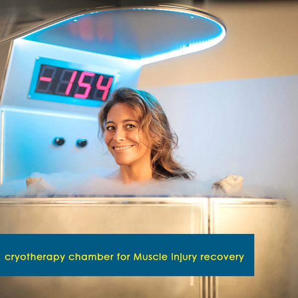 Physiotherapy Cryosauna cryotherapy machine muscle injury recovery