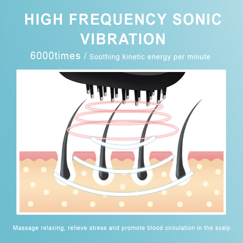 Electric LED Laser Hair Growth Comb Prevent Hair Loss Promote Hair Regrowth Treatment Products for Men and Women