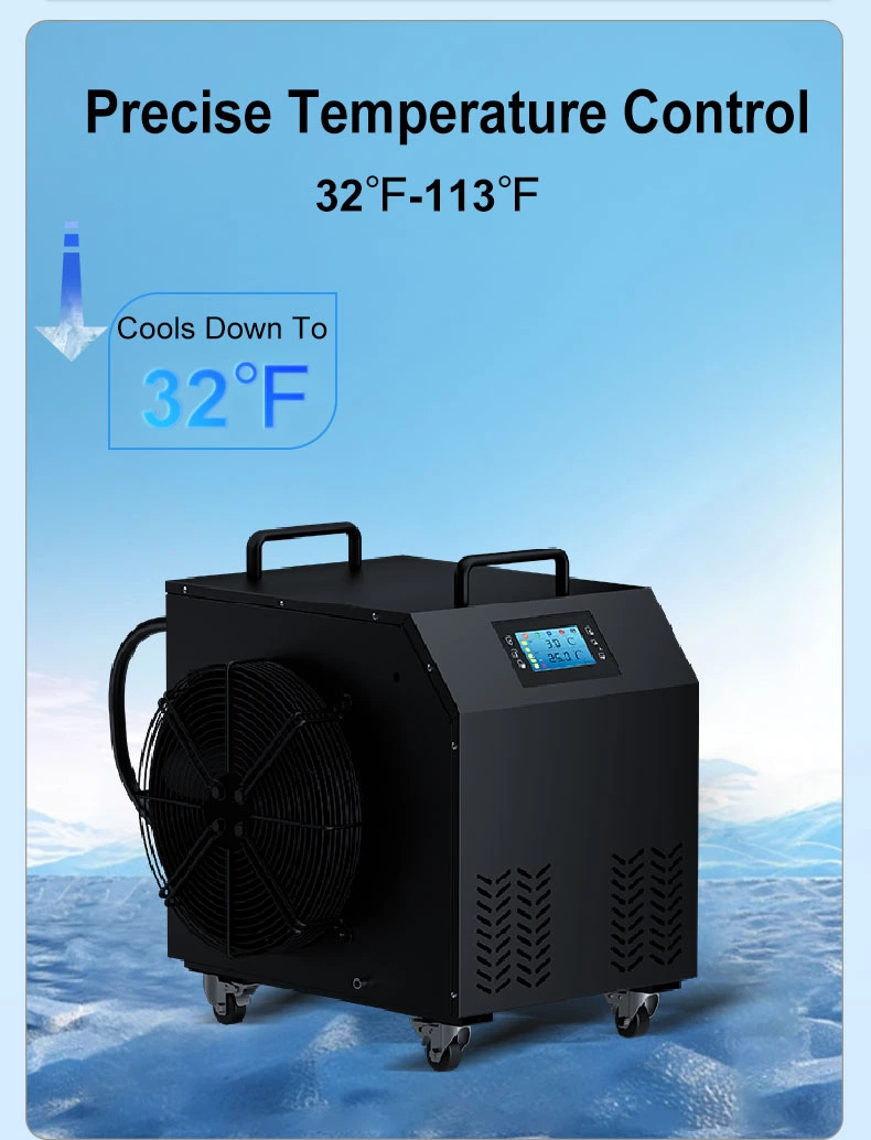 Button Ice Bath Tub Manufacturer Cold Plunge tub Chiller And Filter For Athletes Muscle Recovery Equipment