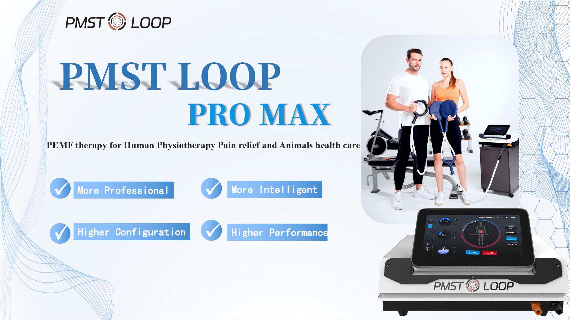 Emtt Physio Magneto Therapy Machine Portable 2024 Physio Magneto Physiotherapy for pain relief