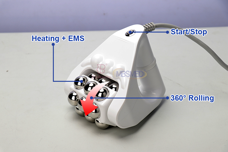 Heating Rf Endosfera Roller Muscle Relaxer Vibration Fitness Massager Body Slimming Machine