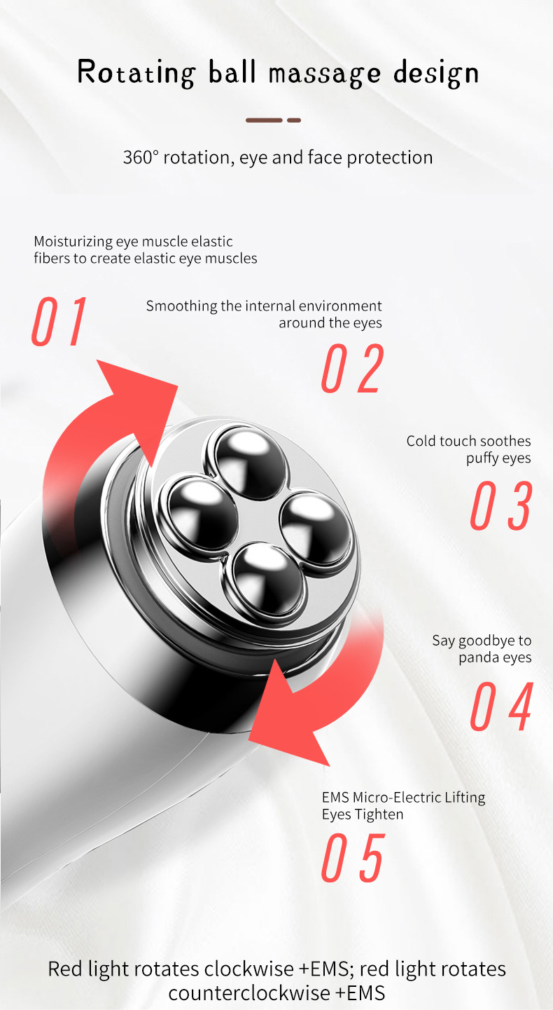 Smart Rechargeable Music Relax Vibrating Portable Eye Massager