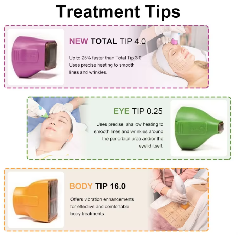 2 in 1 7D hifu RF face lift machine hifu face and body tighten Machine