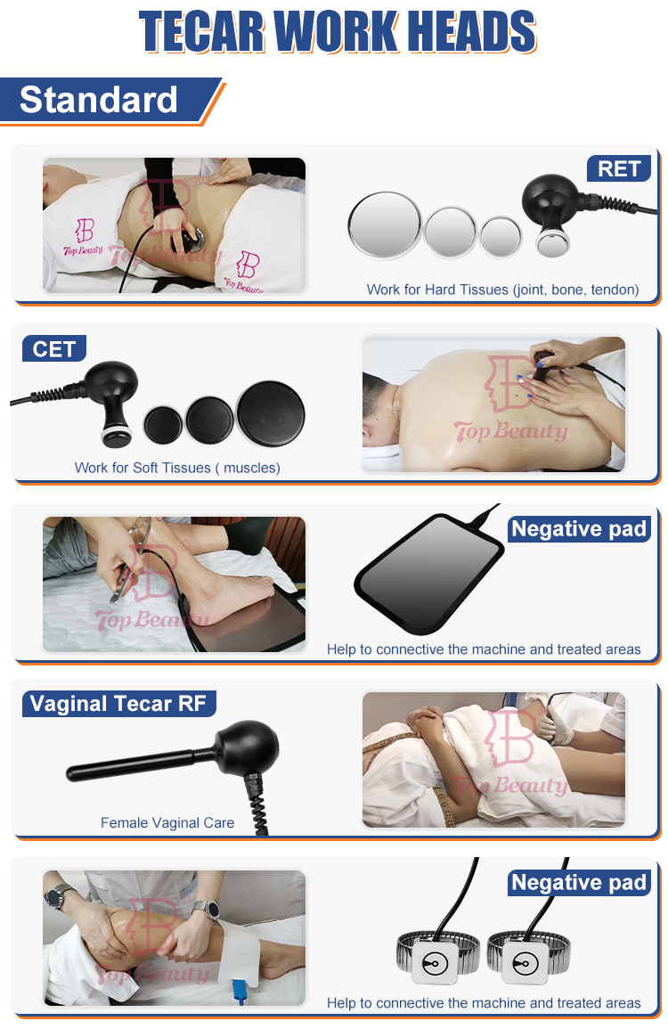 448KHZ Indiba Tecar Diatermia Pain Relief Physiotherapy Machine