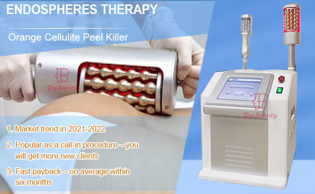 Endospheres roller massage cellulite machine