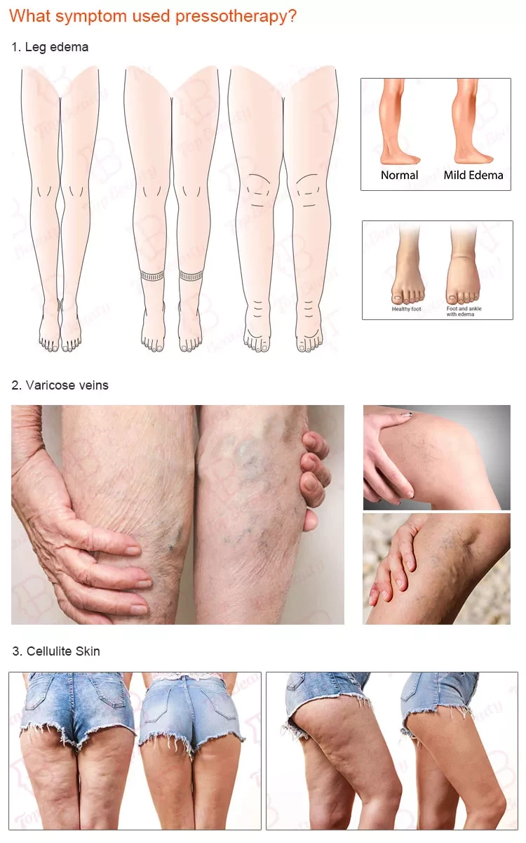 Professional boots pressotherapy lymph drainage machine massage