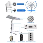 Infrared led red Light Therapy full body 660nm 850nm red light therapy panel with stand