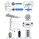 Infrared led red Light Therapy full body 660nm 850nm red light therapy panel with stand