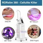 360 Rotation Vacuum Roller RF Body Slimming Machine