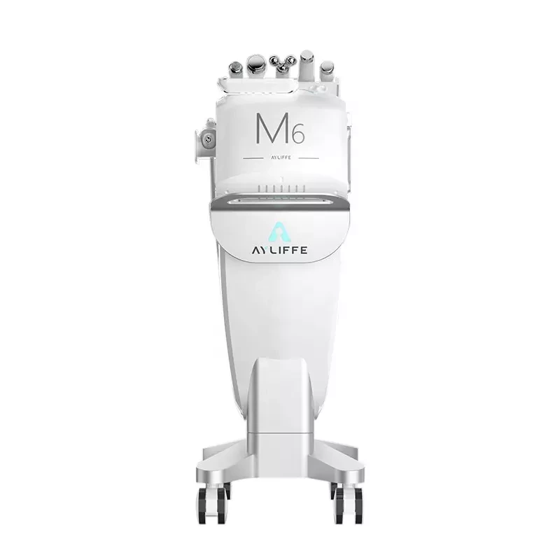 6 in 1 aqua facial jet peel vacuum face cleaning hydro dermabrasion device for SPA