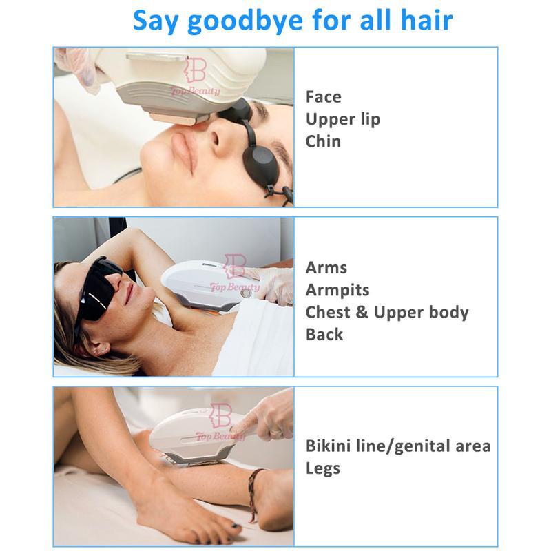 New type intense pulsed light therapy IPL hair removal machine