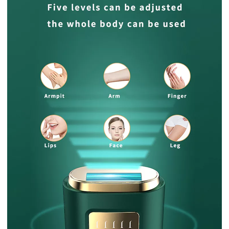 Drop Shipping Home Use 5th Gear Quartz Tube Mini Hair Removal Appliances Permanent Ipl Hair Removal Device Handset