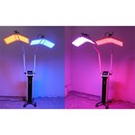 double treatment flat PDT Photon Light Facial Therapy 7 Colors LED Facial Light Therapy Beauty Device