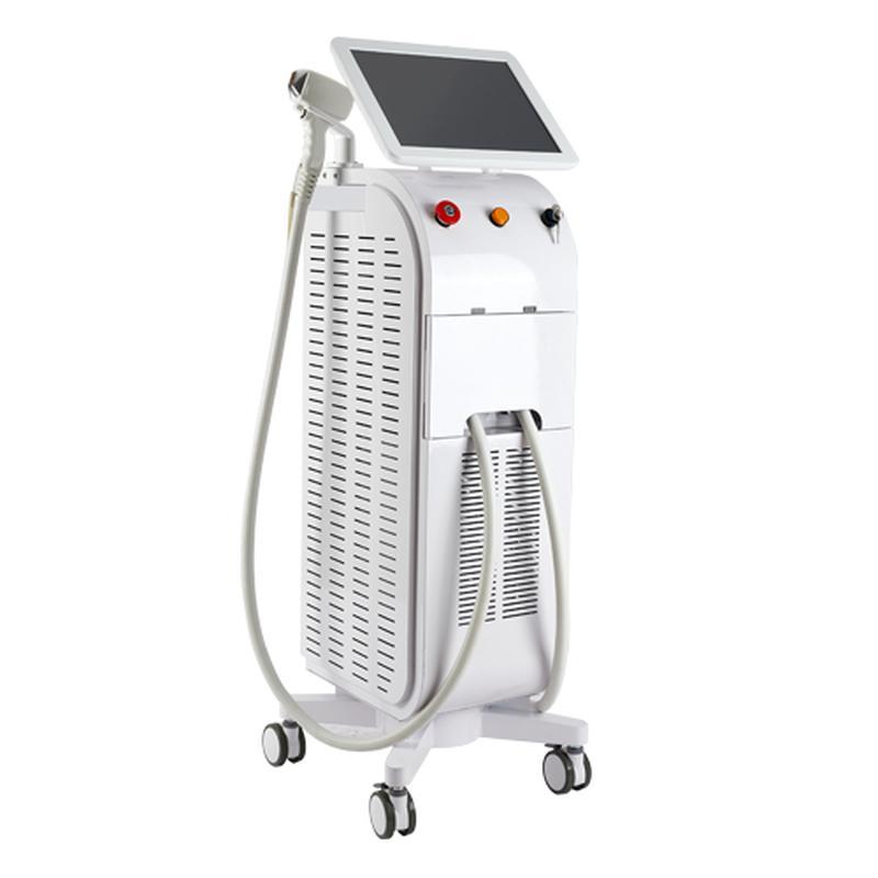 Multifunctional 2 in 1 yag 808 diode laser hair removal and tattoo machine for salon