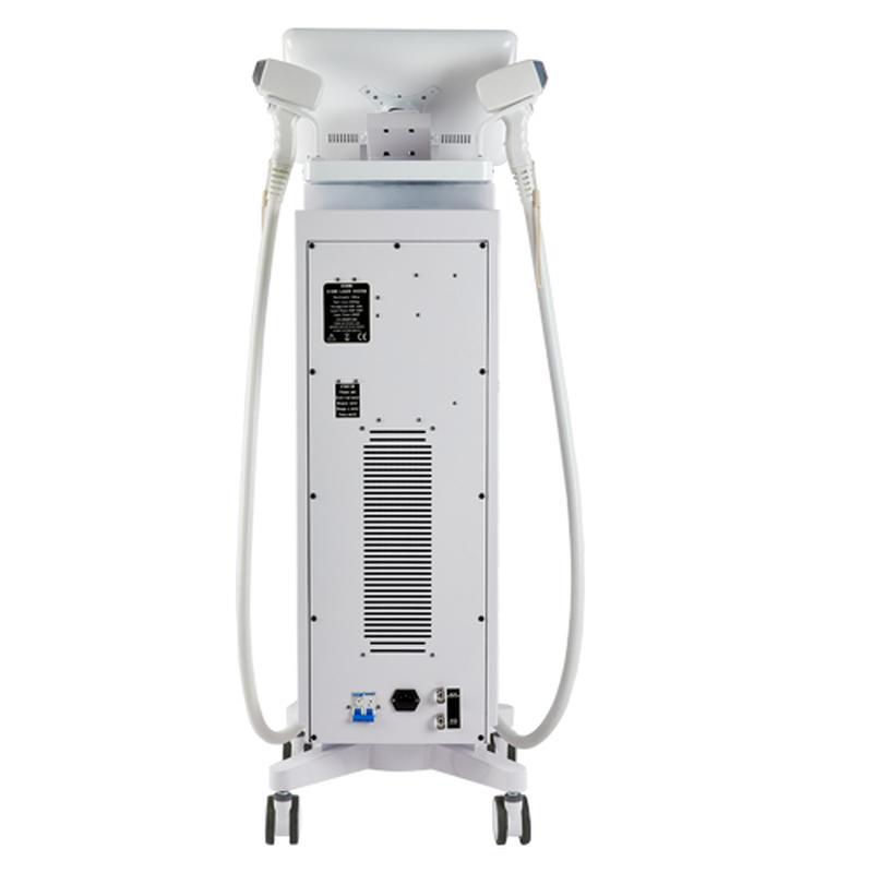 Multifunctional 2 in 1 yag 808 diode laser hair removal and tattoo machine for salon