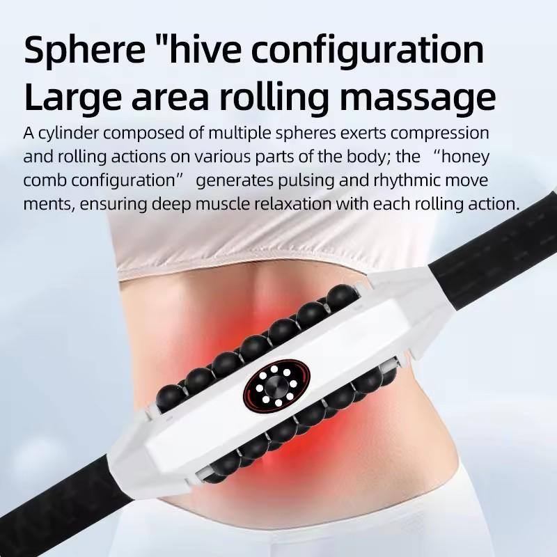 handheld silicone lymphatic drainage anti cellulite massager roller body sculpting