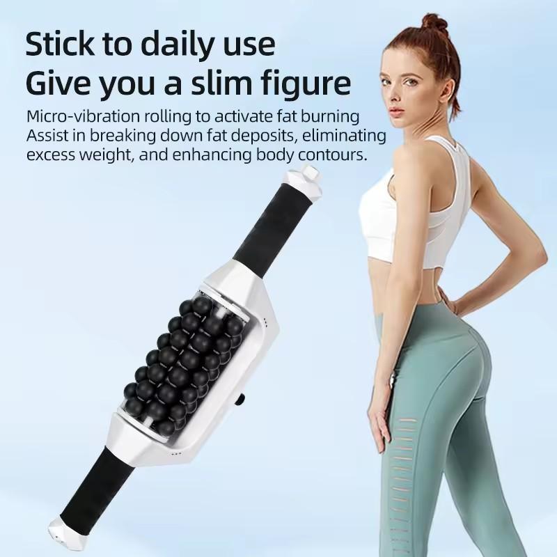 handheld silicone lymphatic drainage anti cellulite massager roller body sculpting