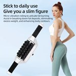 handheld silicone lymphatic drainage anti cellulite massager roller body sculpting