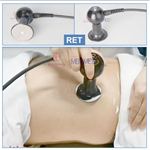 448khz Tecar Indiba Physiotherapy cet ret rf therapy pain relief rotation Roller machine