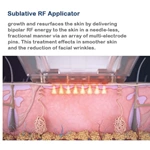 Radiofrequency (RF) Microneedling Matrix Pros skin wrinkle removal
