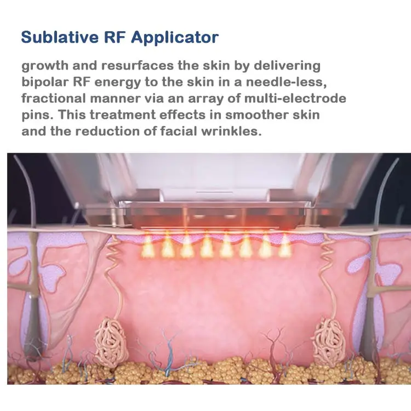 RF Micro-needle + Thermagia Fractional RF System Microneedling RF Fractional Radio Frequency Beauty Equipment