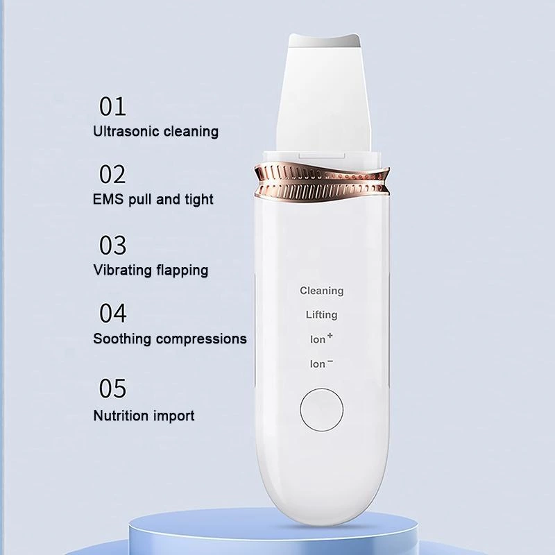 Skin Scrubber Ultrasonic Skin Scrubber Facial Cleansing Lifting Massage Skin Scrubber Machine