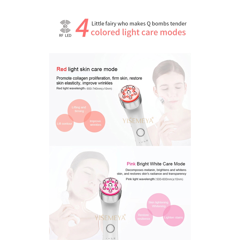 Beauty Personal Care Products 3 in1 RF LED Vibration device Face Beauty Skin Care Face Beauty Equipment