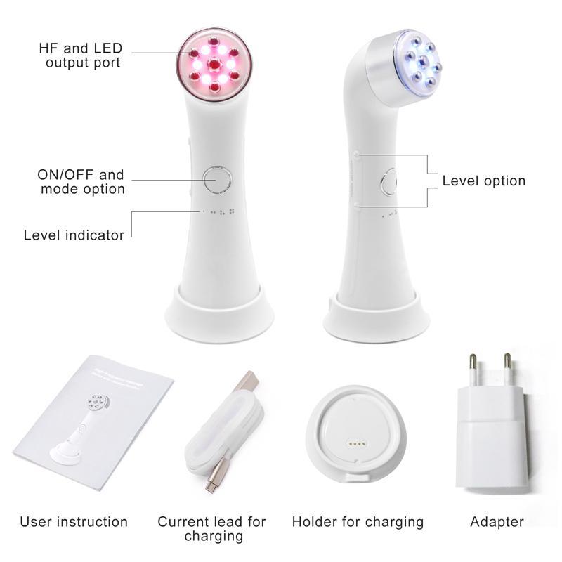 Beauty Personal Care Products 3 in1 RF LED Vibration device Face Beauty Skin Care Face Beauty Equipment