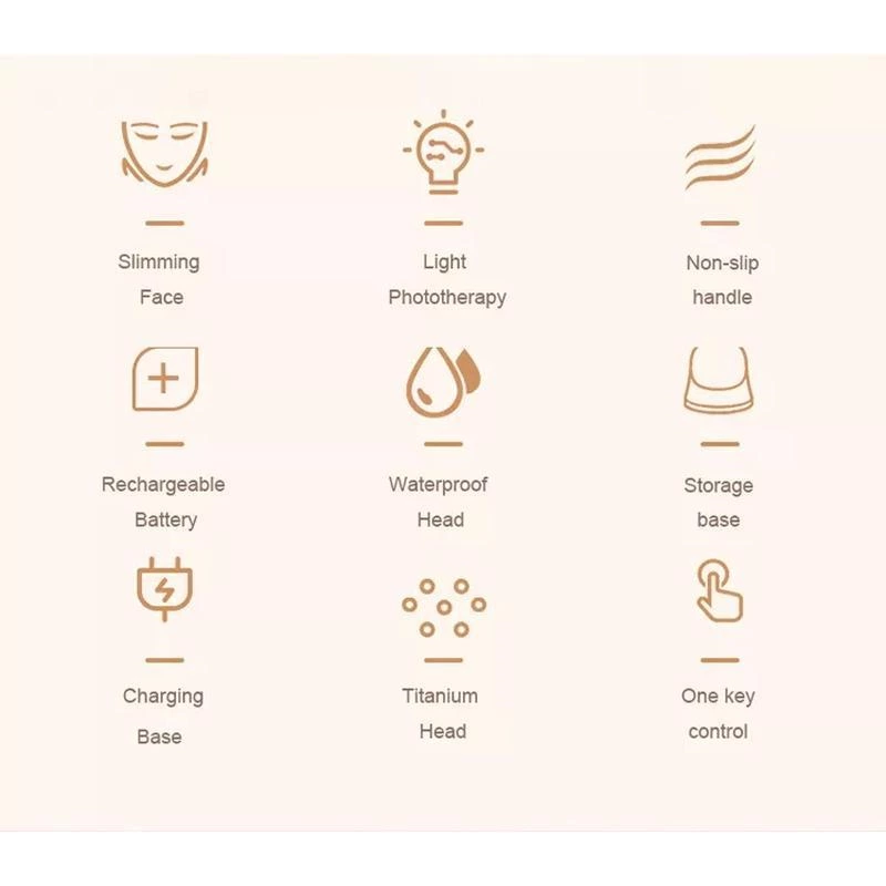 Photon Face Lifting and firming skin care beauty machine for led skin care