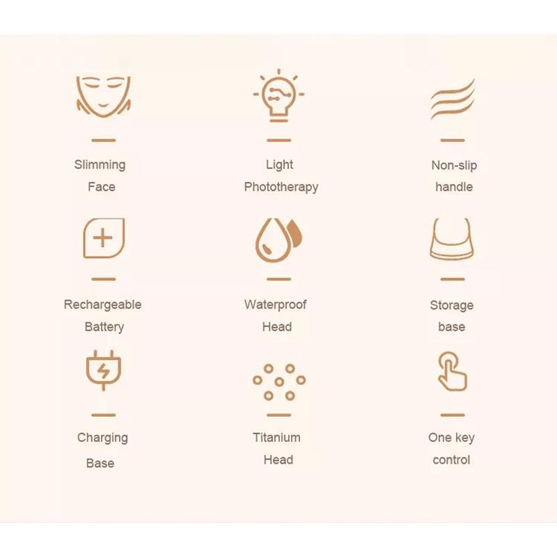 Photon Face Lifting and firming skin care beauty machine for led skin care
