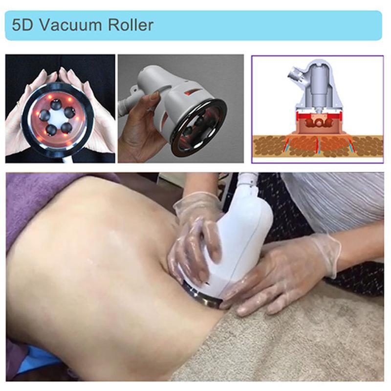 5D vacuum infrared roller cellulite reduction machine