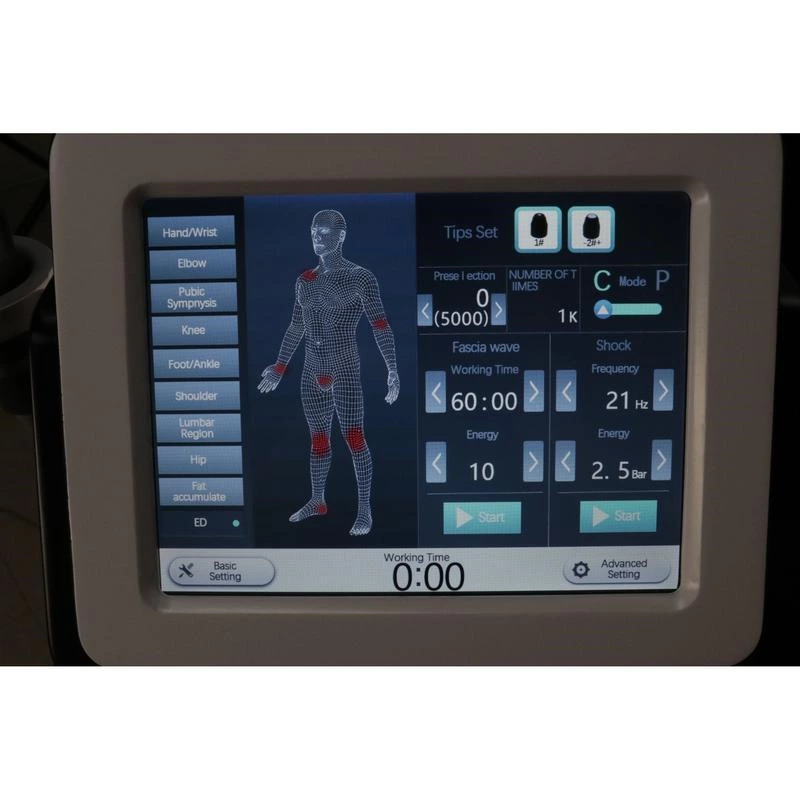 2in1 Portable Ultrashock Ultrawave Shockwave Therapy Pain Relief Ultrasound Therapy Machine