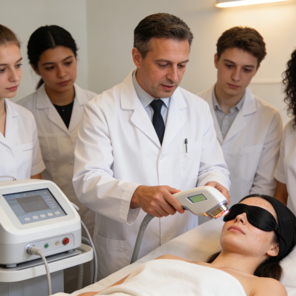 IPL beauty machine training operation treatment