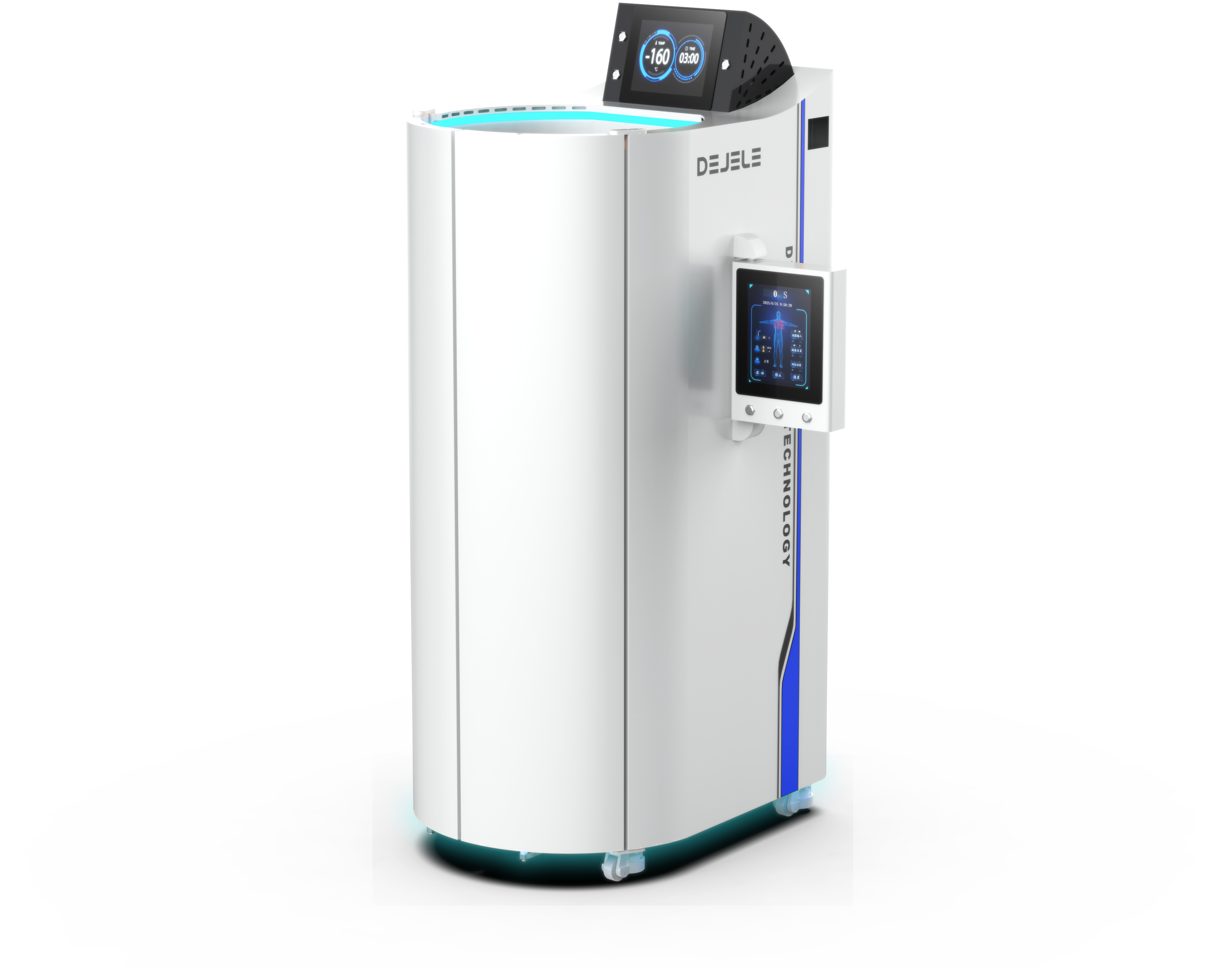 Liquid nitrogen cryotherapy chamber