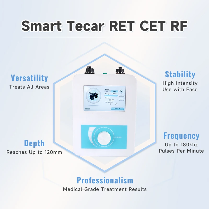 Portable Mini 448kHz Monopolar RF Tecar Therapy Machine